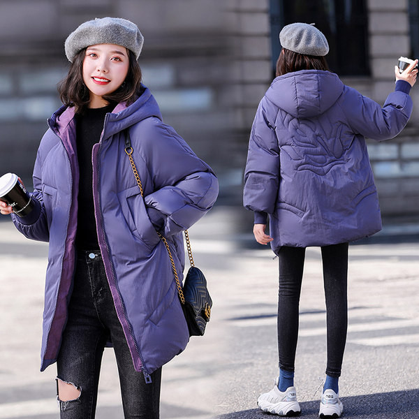 Alkalmi női kabát kapucnival és cipzárral