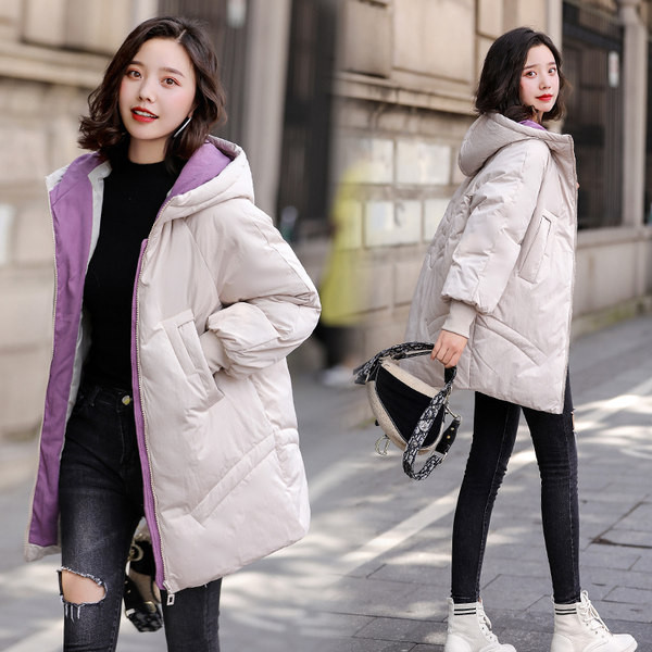 Alkalmi női kabát kapucnival és cipzárral