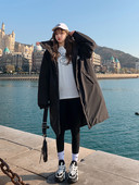 Hosszú téli parka kabát nőknek