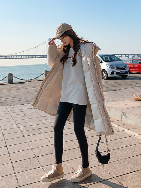 Jachetă parka lungă de iarnă pentru femei