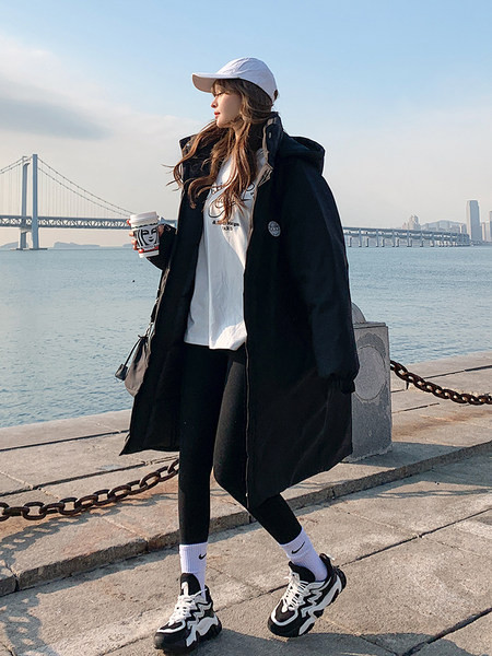 Jachetă parka lungă de iarnă pentru femei