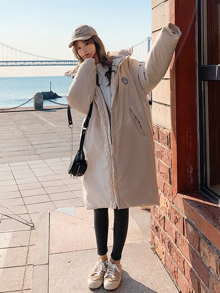 Jachetă parka lungă de iarnă pentru femei