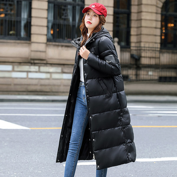 Jachetă lungă model nou cu glugă