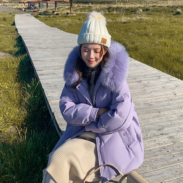 Női rövid polár kabát kapucnival és eco pehellyel