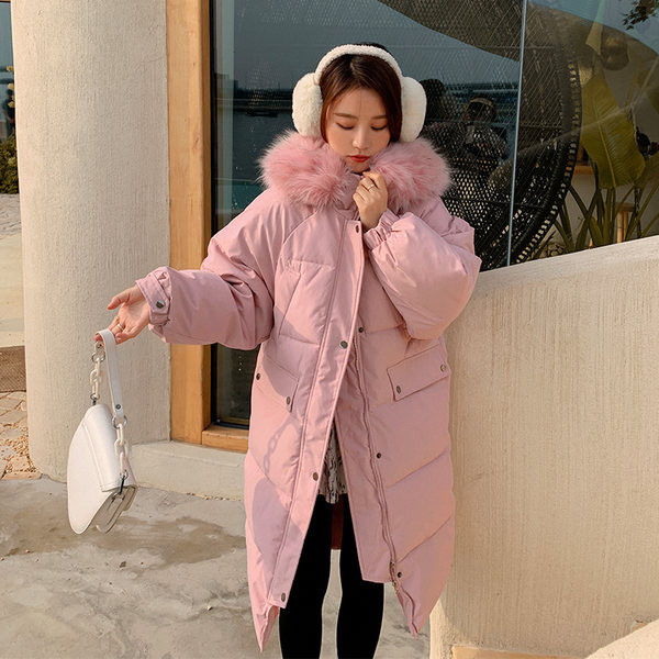 Modern téli kabát kapucnival, pehelytal