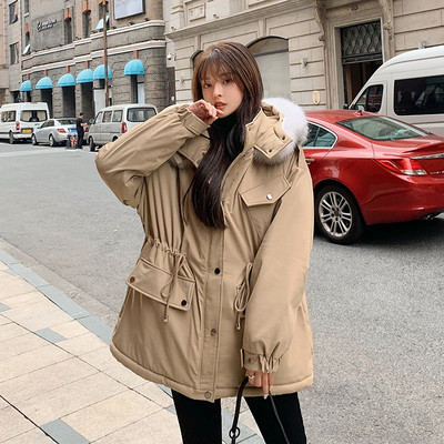 Geaca de iarna dama model Oversize cu gluga