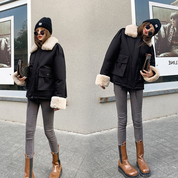 Geaca de iarna scurta de dama Daily cu puf