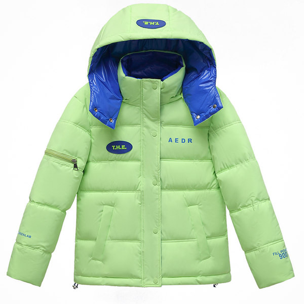 Jachetă scurtă de damă cu glugă și inscripție