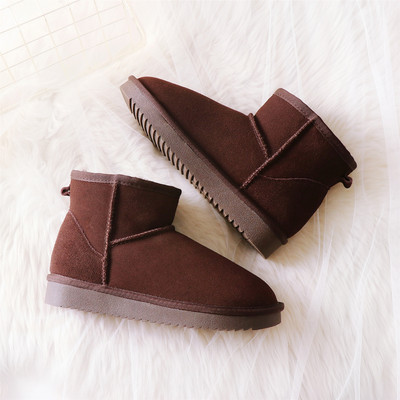 Дамски зимни боти до глезена с топла подплата