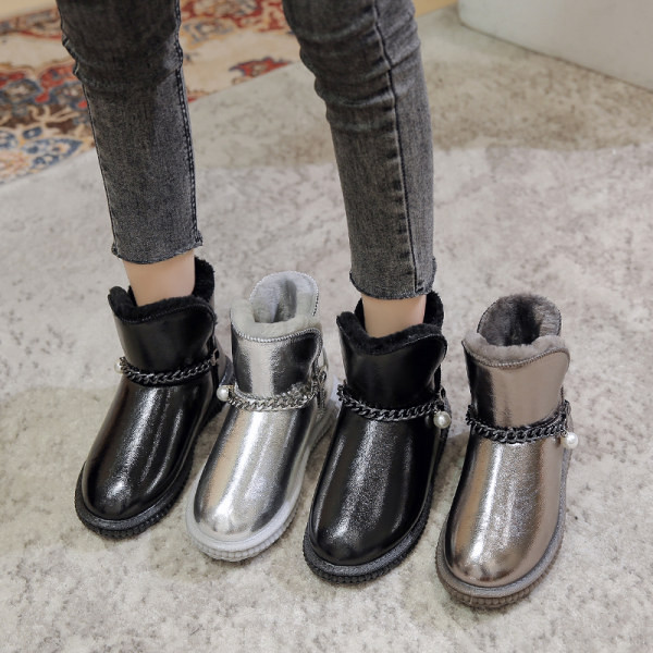 Дамски зимни боти с топла  подплата