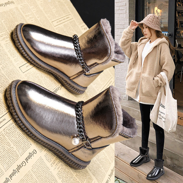 Дамски зимни боти с топла  подплата