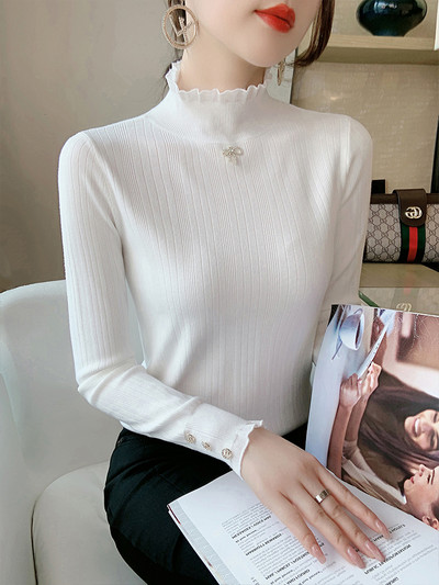 Ежедневен пуловер с къдри