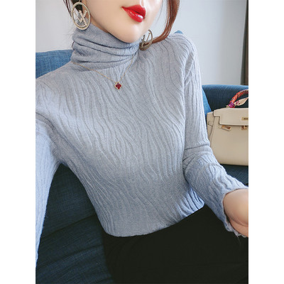 Модерно дамско поло от тънко плетиво