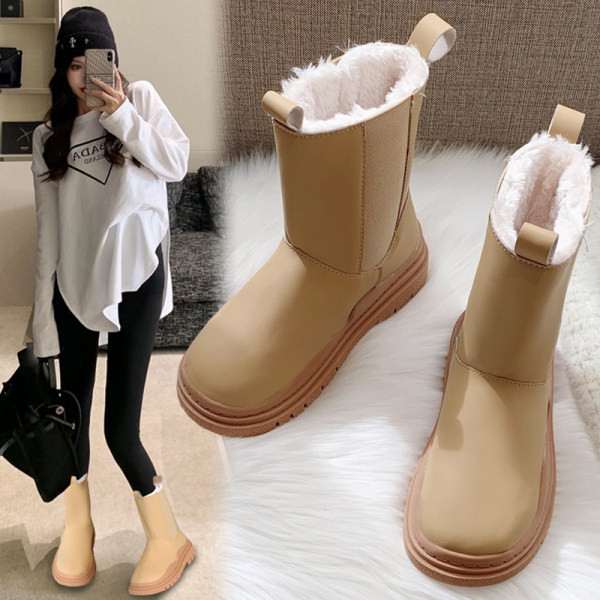 Ежедневни зимни боти с пухена подплата