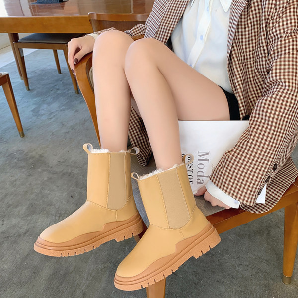 Ежедневни зимни боти с пухена подплата