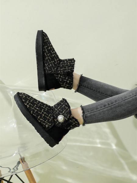 Дамски ежедневни боти с перли - два модела