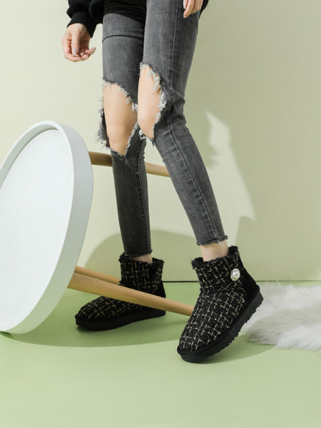 Дамски ежедневни боти с перли - два модела