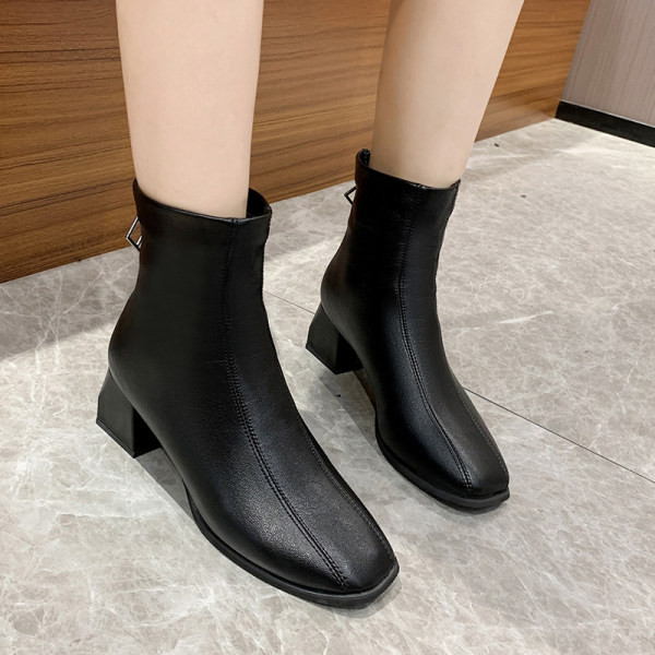 Дамски боти от еко кожа с или без топла подплата