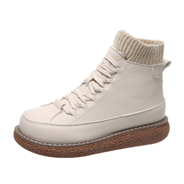 Ежедневни боти с равна подметка и връзки за жени