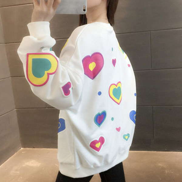 Модерна дамска блуза с овално деколте -бял и черен цвят