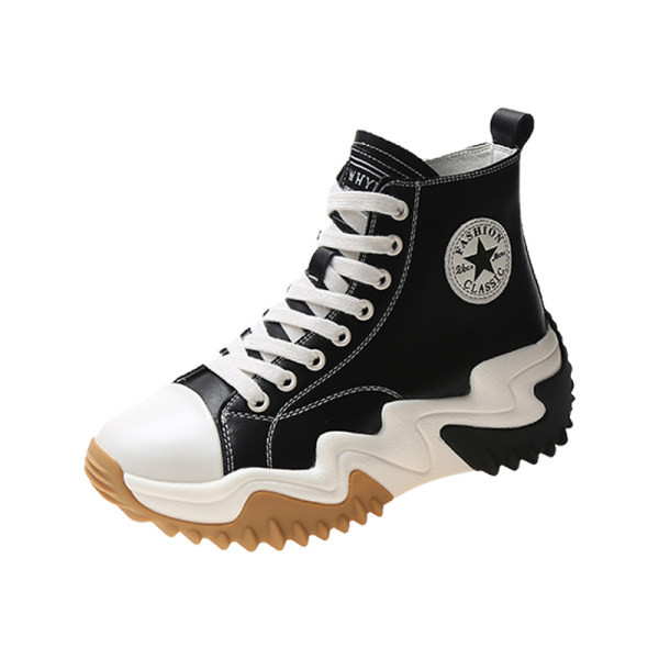 Спортни дамски боти от изкуствена кожа