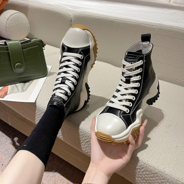 Спортни дамски боти от изкуствена кожа