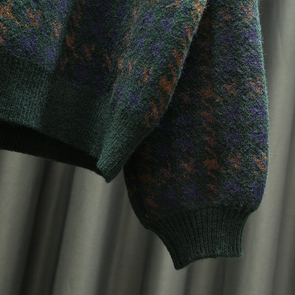 Γυναικείο χειμωνιάτικο πουλόβερ με φαρδιά μανίκια