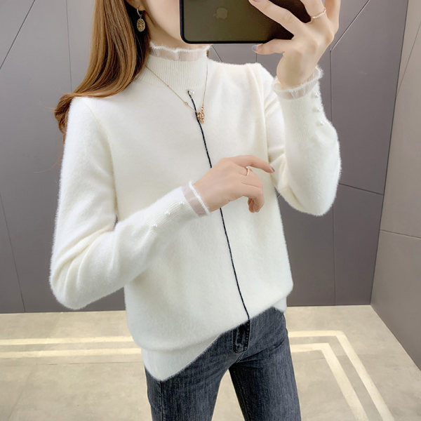 Gyöngyszemű női pulóver