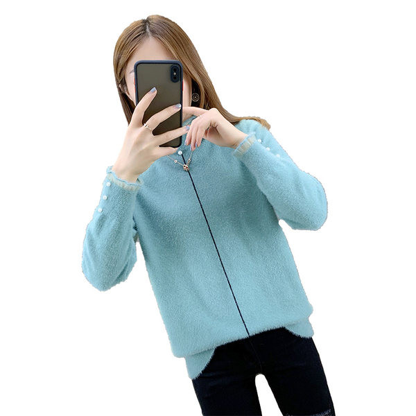 Gyöngyszemű női pulóver