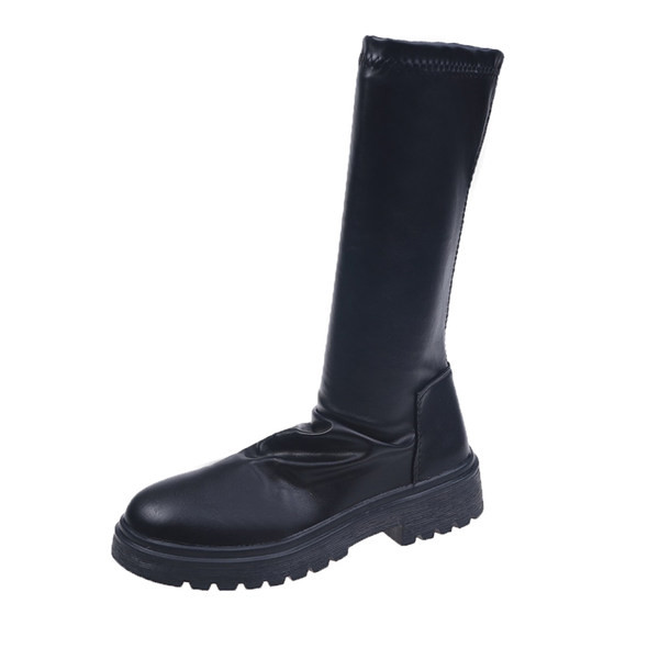 Különböző magasságú őszi-téli műbőr csizma