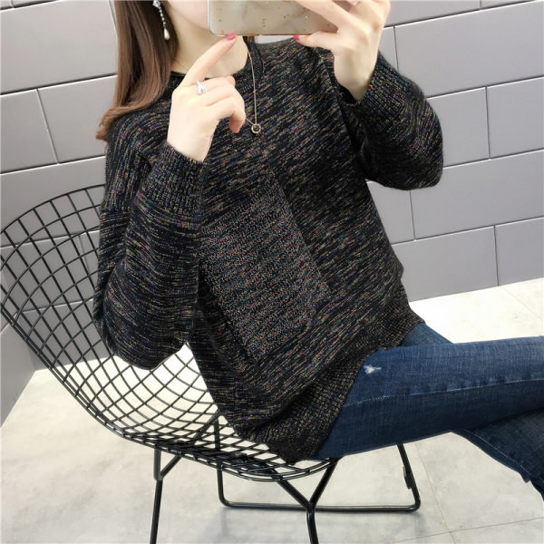 Női pulóver négy színben, zsebbel