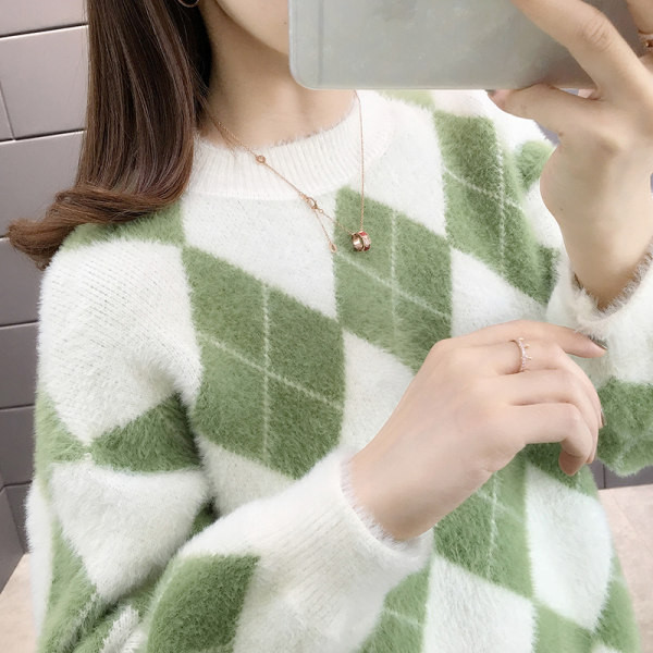 Pehely női pulóver kerek nyakkivágással