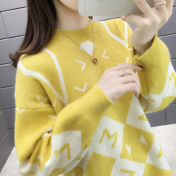 Női pulóver széles modell három színben