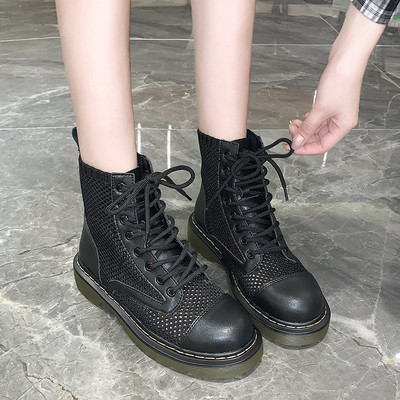 Női téli cipő fűzős fehér és fekete színben