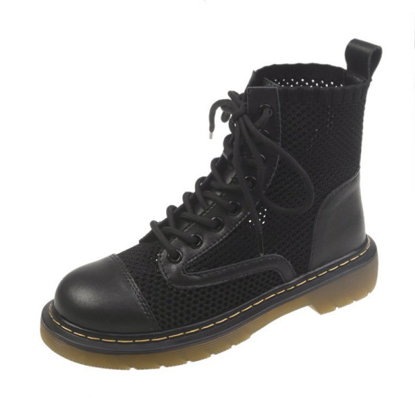 Női téli cipő fűzős fehér és fekete színben