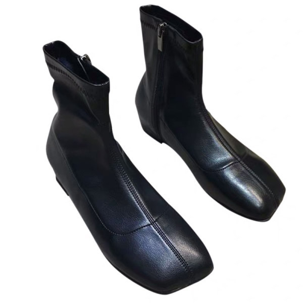 Öko bőrből készült női csizma - tiszta modell