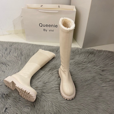 Bőr csizma meleg béléssel, három színben