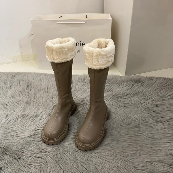 Bőr csizma meleg béléssel, három színben