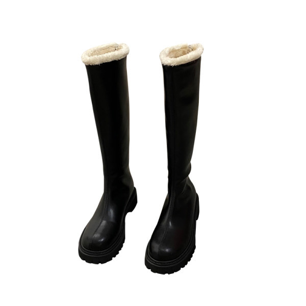 Bőr csizma meleg béléssel, három színben