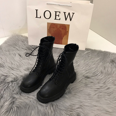 Öko bőrből készült női csizma fűzővel - két modell