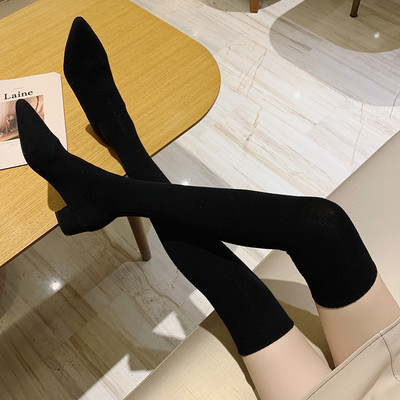 Textil zokni - hegyes modell