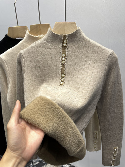 Νέο μοντέλο γυναικείο πουλόβερ με πολική φόδρα