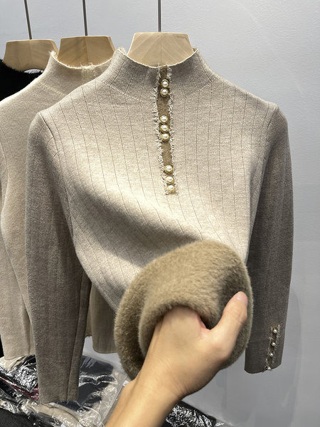 Új modell női pulóver polar béléssel