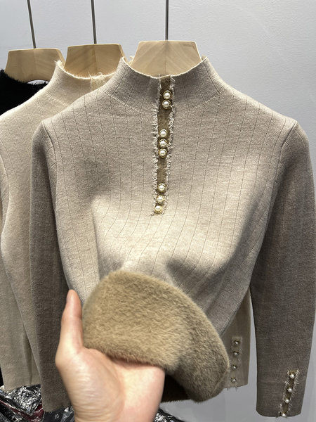 Új modell női pulóver polar béléssel