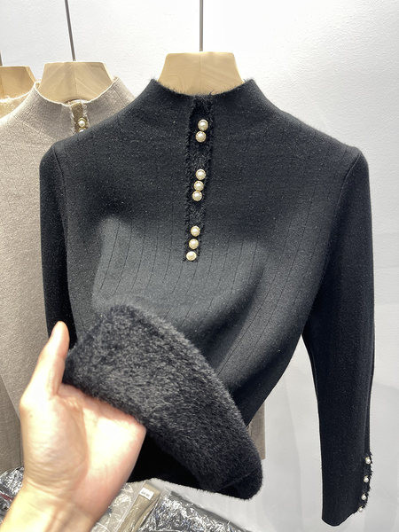 Új modell női pulóver polar béléssel