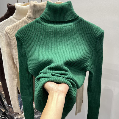 Modern női pulóver pólógallérral