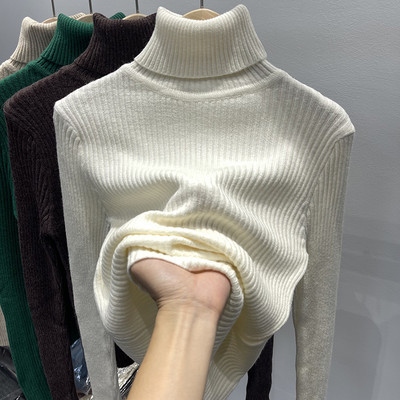 Modern női pulóver pólógallérral