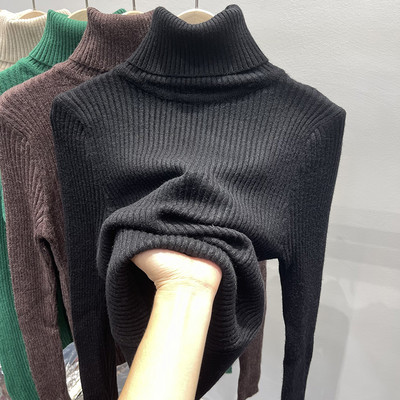 Modern női pulóver pólógallérral