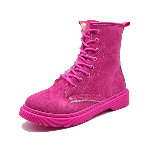 Modern női csizma pehely és fűzővel