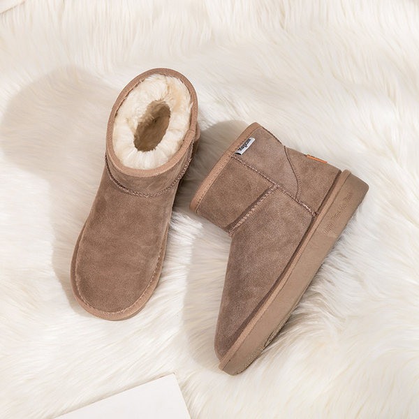 Női téli csizma öko velúrból meleg béléssel - többféle színben